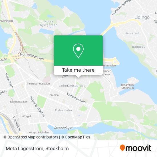 Meta Lagerström map