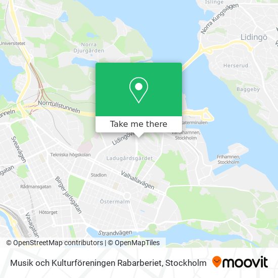 Musik och Kulturföreningen Rabarberiet map