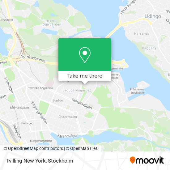 Tvilling New York map