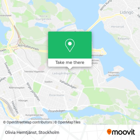 Olivia Hemtjänst map