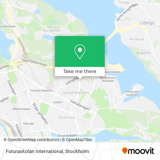 Futuraskolan International map