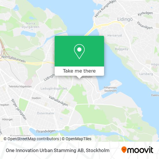 One Innovation Urban Stamming AB map