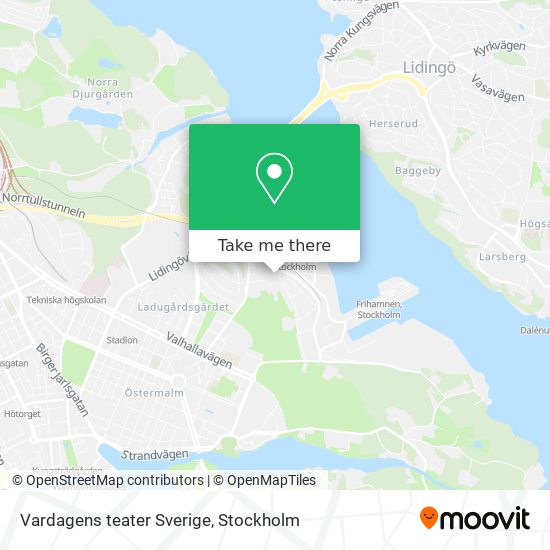 Vardagens teater Sverige map