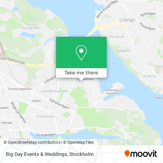 Big Day Events & Weddings map