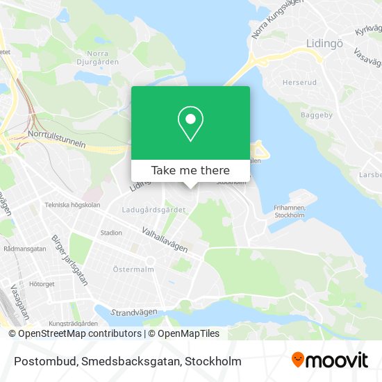 Postombud, Smedsbacksgatan map