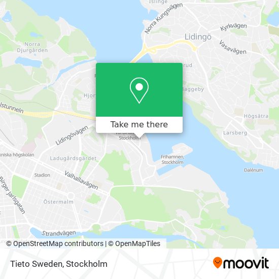 Tieto Sweden map