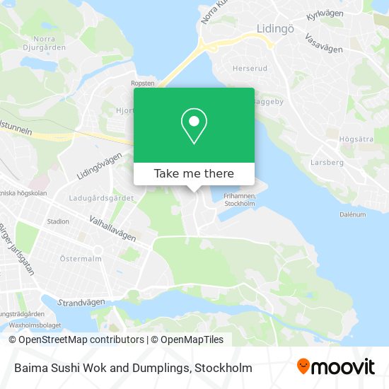 Baima Sushi Wok and Dumplings map