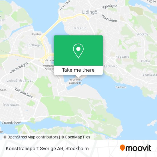 Konsttransport Sverige AB map