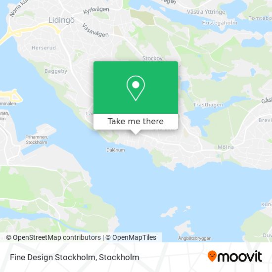 Fine Design Stockholm map