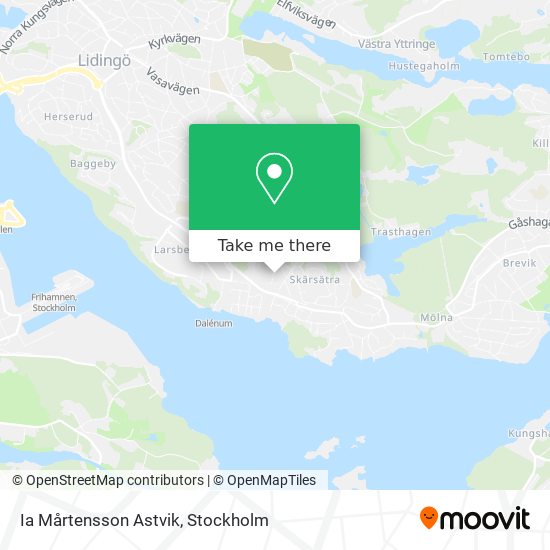 Ia Mårtensson Astvik map