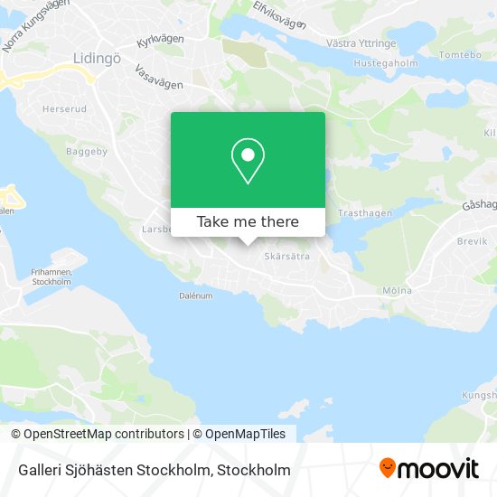 Galleri Sjöhästen Stockholm map