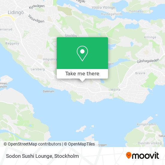 Sodon Sushi Lounge map