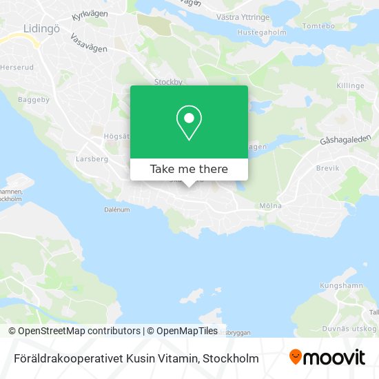 Föräldrakooperativet Kusin Vitamin map