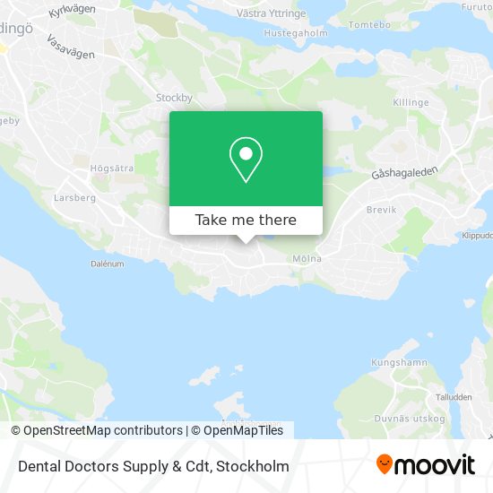 Dental Doctors Supply & Cdt map