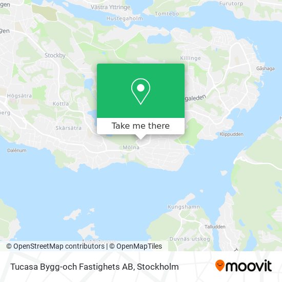 Tucasa Bygg-och Fastighets AB map
