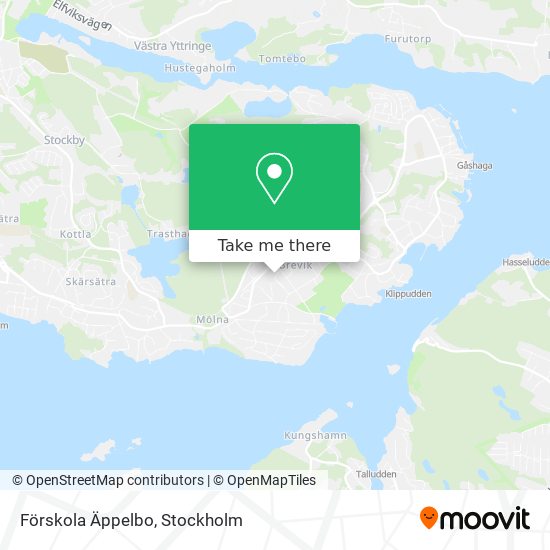 Förskola Äppelbo map