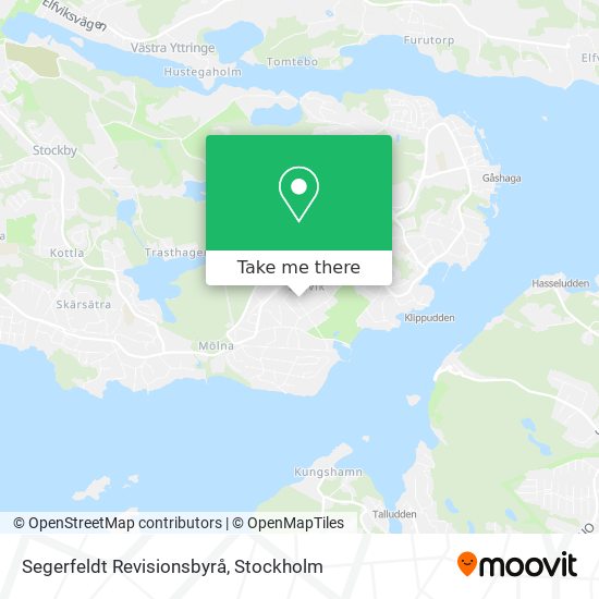 Segerfeldt Revisionsbyrå map