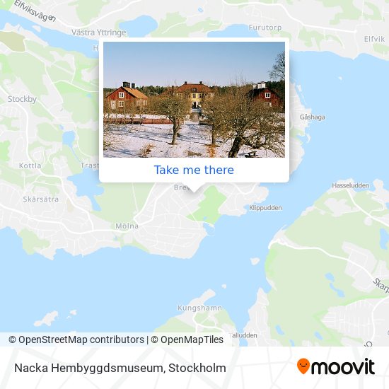 Nacka Hembyggdsmuseum map