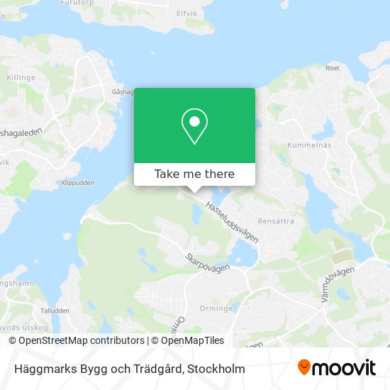 Häggmarks Bygg och Trädgård map