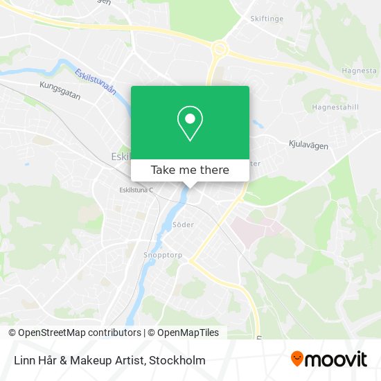 Linn Hår & Makeup Artist map