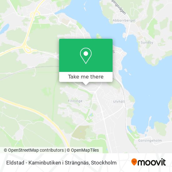 Eldstad - Kaminbutiken i Strängnäs map