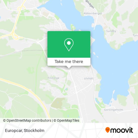 Europcar map