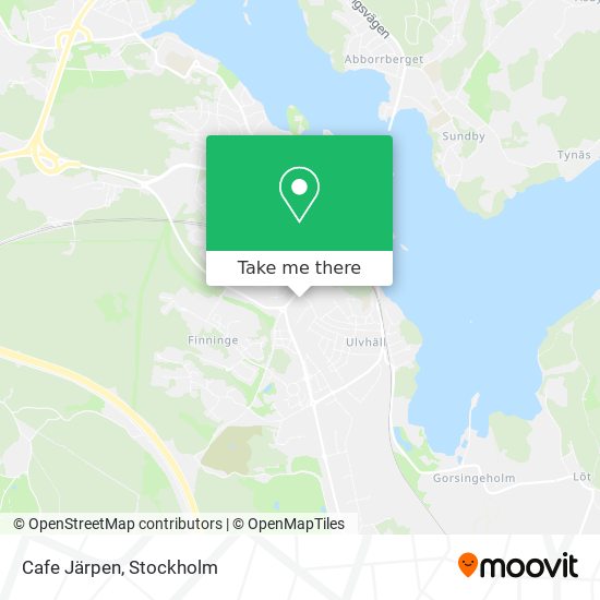 Cafe Järpen map
