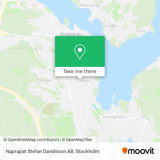 Naprapat Stefan Davidsson AB map