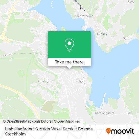 Isabellagården Korttids-Växel Särskilt Boende map