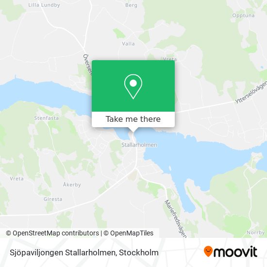 Sjöpaviljongen Stallarholmen map