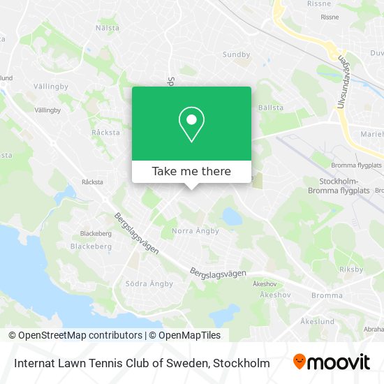 Internat Lawn Tennis Club of Sweden map