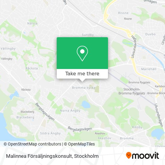 Malinnea Försäljningskonsult map