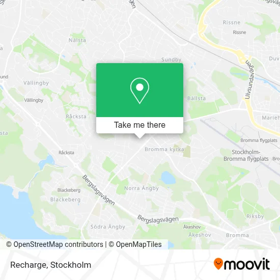 Recharge map