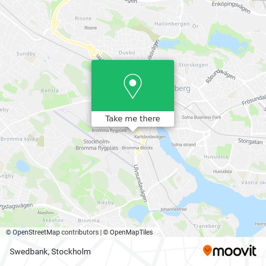 Swedbank map