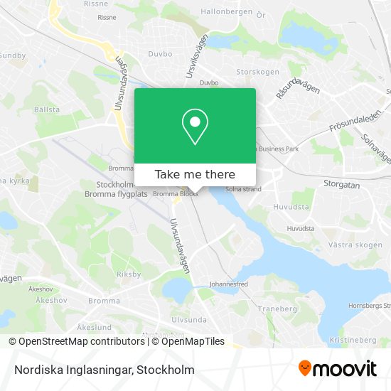 Nordiska Inglasningar map