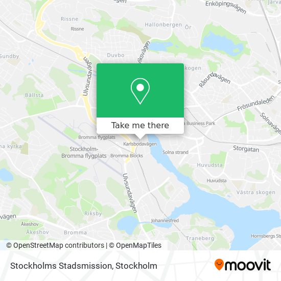 Stockholms Stadsmission map