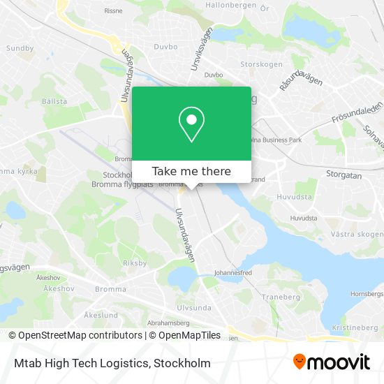 Mtab High Tech Logistics map