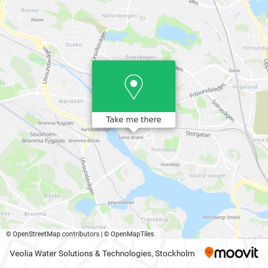 Veolia Water Solutions & Technologies map