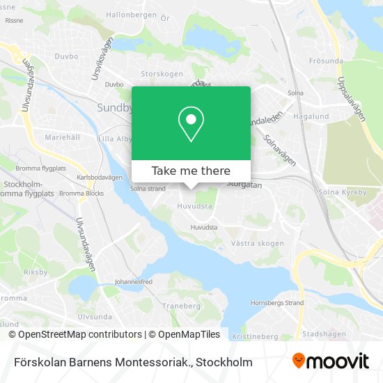 Förskolan Barnens Montessoriak. map