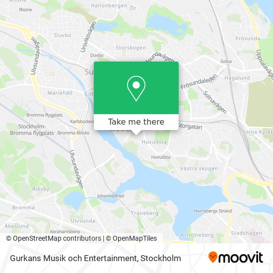 Gurkans Musik och Entertainment map