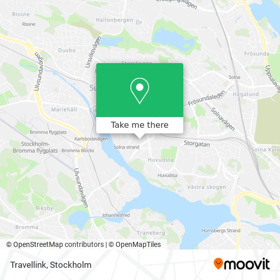 Travellink map