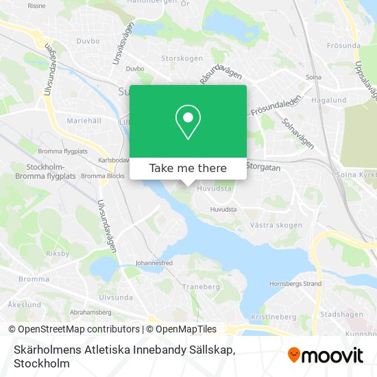 Skärholmens Atletiska Innebandy Sällskap map