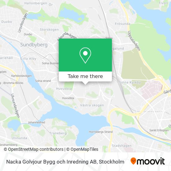 Nacka Golvjour Bygg och Inredning AB map