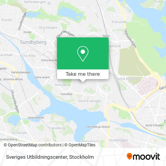 Sveriges Utbildningscenter map