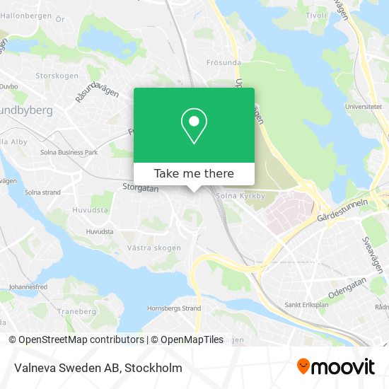 Valneva Sweden AB map