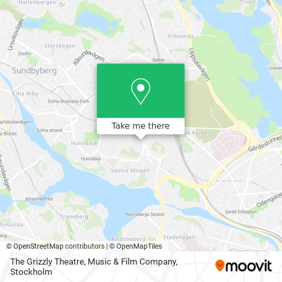 The Grizzly Theatre, Music & Film Company map