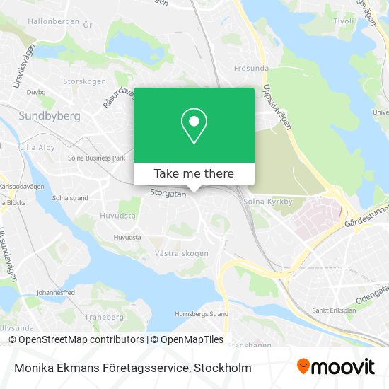 Monika Ekmans Företagsservice map