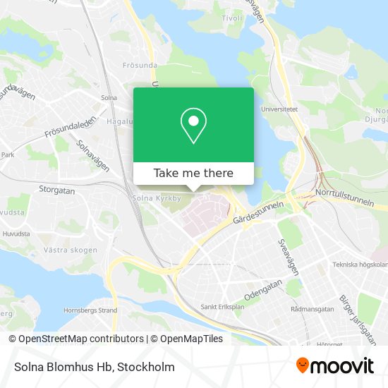 Solna Blomhus Hb map