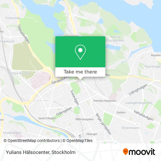 Yulians Hälsocenter map