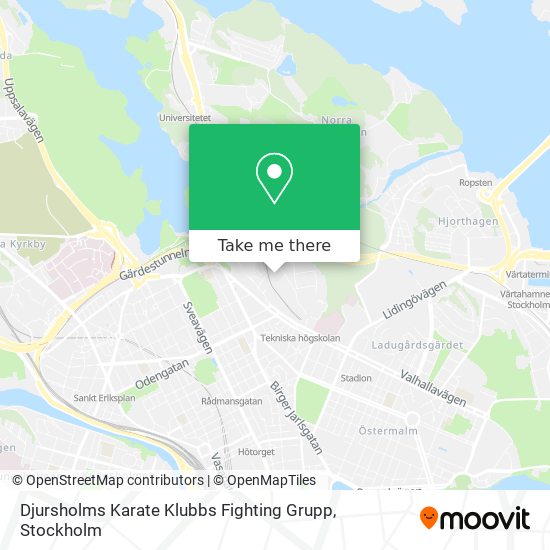 Djursholms Karate Klubbs Fighting Grupp map